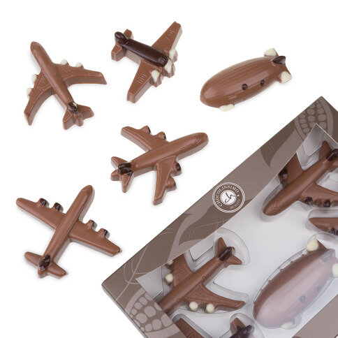 šokoladiniai lėktuvai, šokoladinis cepelinas, šokoladiniai lėktuvai, šokoladinių lėktuvų rinkinys