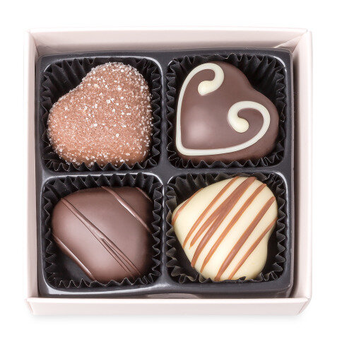 šokoladiniai praline Valentino dienai, rankų darbo praline saldainiai