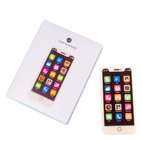 šokoladinis smarthphone, šokoladinis telefonas, šokoladinis mobilusis