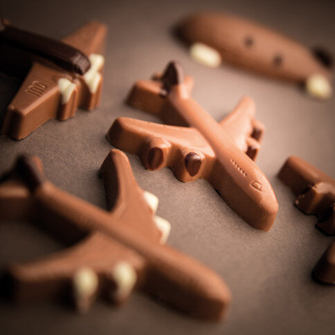 šokoladiniai lėktuvai, šokoladinis cepelinas, šokoladiniai lėktuvai, šokoladinių lėktuvų rinkinys