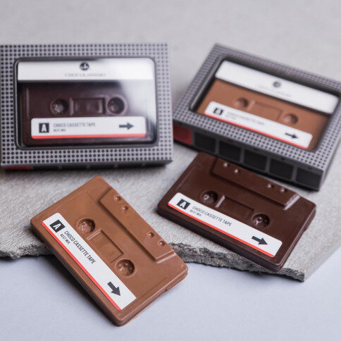 šokoladinė audio kasetė, tamsiojo šokolado plytelė, orginali dovana vaikinui, dovana vaikinui, dovana vaikinui, dovana melomanui
